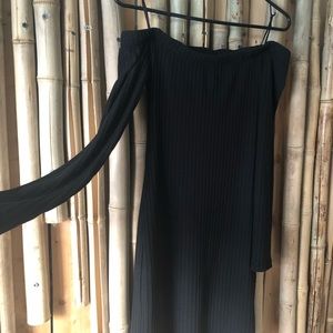 Strapless Rib Dress: GUESS